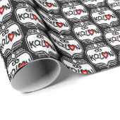 Papier Cadeau Kalon, cœur de breton (Coin rond)