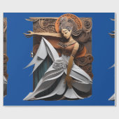 Papier Cadeau Kamala 2024 pour le président Thunder_Cove (Plat)