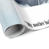 Papier Cadeau Kamala Harris & Citation (Coin rond)