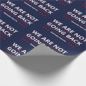 Papier Cadeau Kamala Harris - Nous Ne Retournons Pas II (Coin)