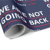 Papier Cadeau Kamala Harris - Nous Ne Retournons Pas II (Coin rond)