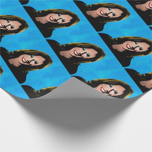 Papier Cadeau Kamala Harris Pop Art (Coin)