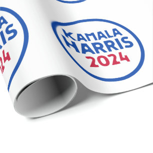 Papier Cadeau Kamala Harris pour le président 2024