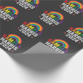 Papier Cadeau Kamala Harris Président des élections Lgbtq 2024 (Coin)