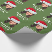 Papier Cadeau Kamala Santa Hat - Biden Harris 2020 vacances amus (Coin)