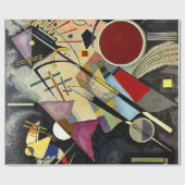 Papier Cadeau Kandinsky - Accompagnement noir (Plat)
