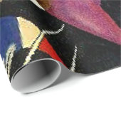 Papier Cadeau Kandinsky - Accompagnement noir (Coin rond)