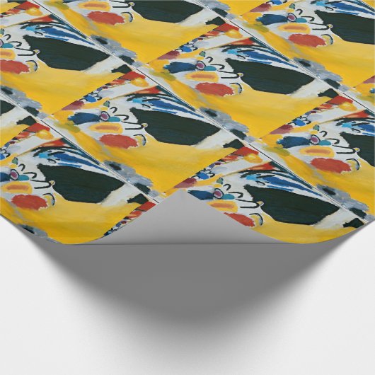 Papier Cadeau Kandinsky Impression III Concert Peinture Abstrait (Coin)