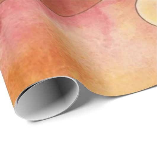 Papier Cadeau Kandinsky Inner Simmering Abstraite (Coin rond)