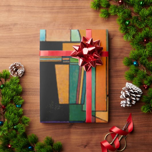 Papier Cadeau Kandinsky - Interprétation Abstraite (Cadeau de vacances)