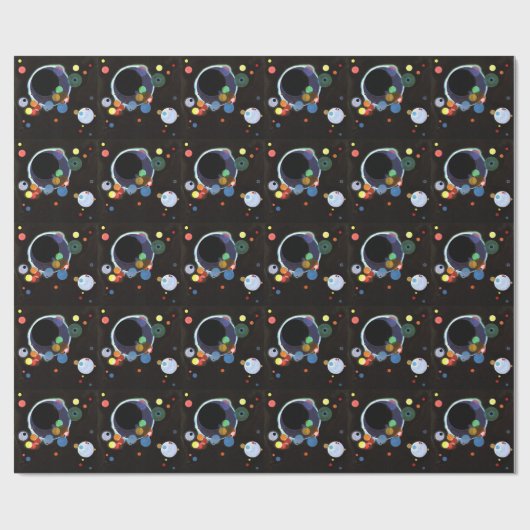 Papier Cadeau Kandinsky - Plusieurs Cercles (Plat)