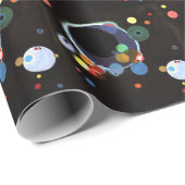 Papier Cadeau Kandinsky - Plusieurs Cercles (Coin rond)
