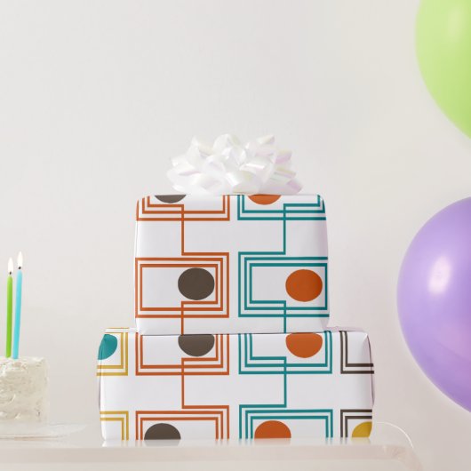 Papier Cadeau Kandinsky Rectangles avec Ovals (Cadeaux de fête)