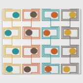 Papier Cadeau Kandinsky Rectangles avec Ovals (Plat)