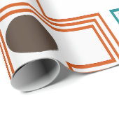 Papier Cadeau Kandinsky Rectangles avec Ovals (Coin rond)