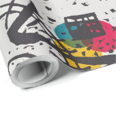 Papier Cadeau Kandinsky Small Worlds V Classic Abstrait (Coin rond)