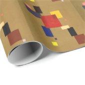 Papier Cadeau Kandinsky Treize Rectangles peinture Abstraite (Coin rond)