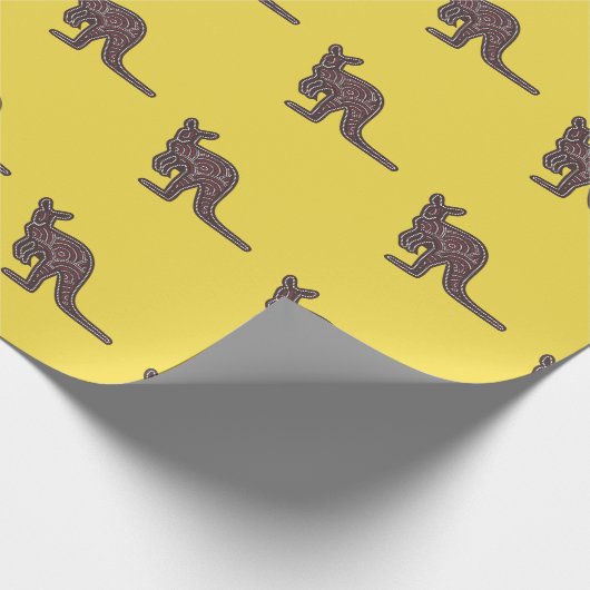 Papier Cadeau Kangaroo (Coin)