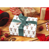 Papier Cadeau Kangaroo de Noël