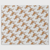 Papier Cadeau Kangourou (Plat)