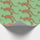 Papier Cadeau Kangourou (Coin)