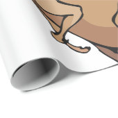 Papier Cadeau Kangourou (Coin rond)
