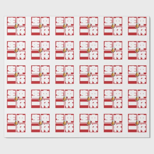 Papier Cadeau [kanji] namachu-ippai -When ordering draft beer- (Plat)