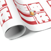 Papier Cadeau [kanji] namachu-ippai -When ordering draft beer- (Coin rond)