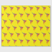 Papier Cadeau Karaté Kick (Plat)