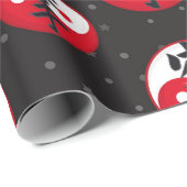 Papier Cadeau Karate Motif (Coin rond)