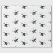Papier Cadeau Karate Motif (Plat)