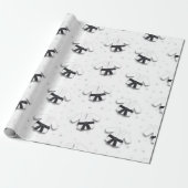 Papier Cadeau Karate Motif (Déroulé)