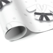 Papier Cadeau Karate Motif (Coin rond)
