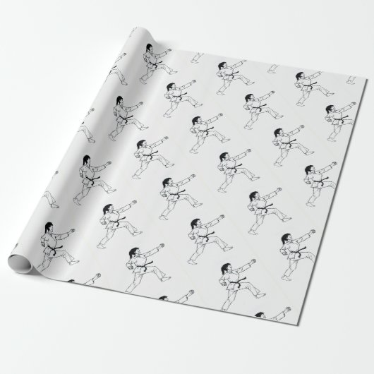 Papier Cadeau Karaté Womyn (Déroulé)