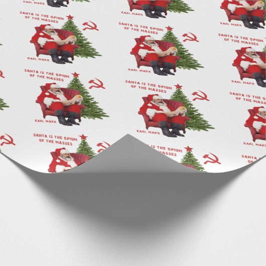 Papier Cadeau Karl Marx Père Noël (Coin)