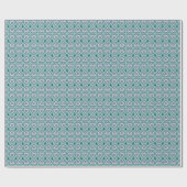 Papier cadeau 'Karlek' Heartt (navy, sarcelle) (Plat)