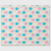 Papier Cadeau Kawaii Cats Cup de Thé (Plat)