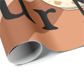 Papier Cadeau Kawaii Chibi Koala Adventure Gift Wrapping Paper (Coin rond)