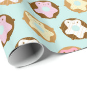Papier Cadeau Kawaii Donuts (Coin rond)