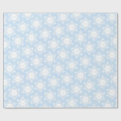 Papier Cadeau Kawaii Flèches de neige hivernales (Plat)
