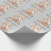 Papier Cadeau Kawaii Neko Ramen Master Cute Cat Food Chef (Coin)