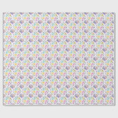 Papier Cadeau Kawaii Panda & Tiger Bubble Tea Anniversaire de en (Plat)