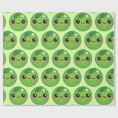 Papier Cadeau Kawaii Pea (Plat)