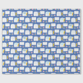 Papier Cadeau Kawaii Snail Mail (Plat)