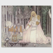 Papier Cadeau Kay Nielsen - La Lassie Et Sa Godmère 1914 (Plat)