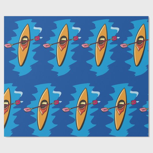 Papier Cadeau Kayak (Plat)