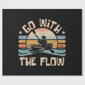 Papier Cadeau kayak-drôle (Plat)