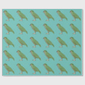 Papier Cadeau Kea New Zealand Bird (Plat)