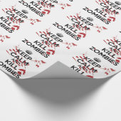 Papier Cadeau Keep Calm and Kill Zombies (Coin)