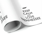 Papier Cadeau KEEP CALM et LOVE TENNESSEE (Coin rond)